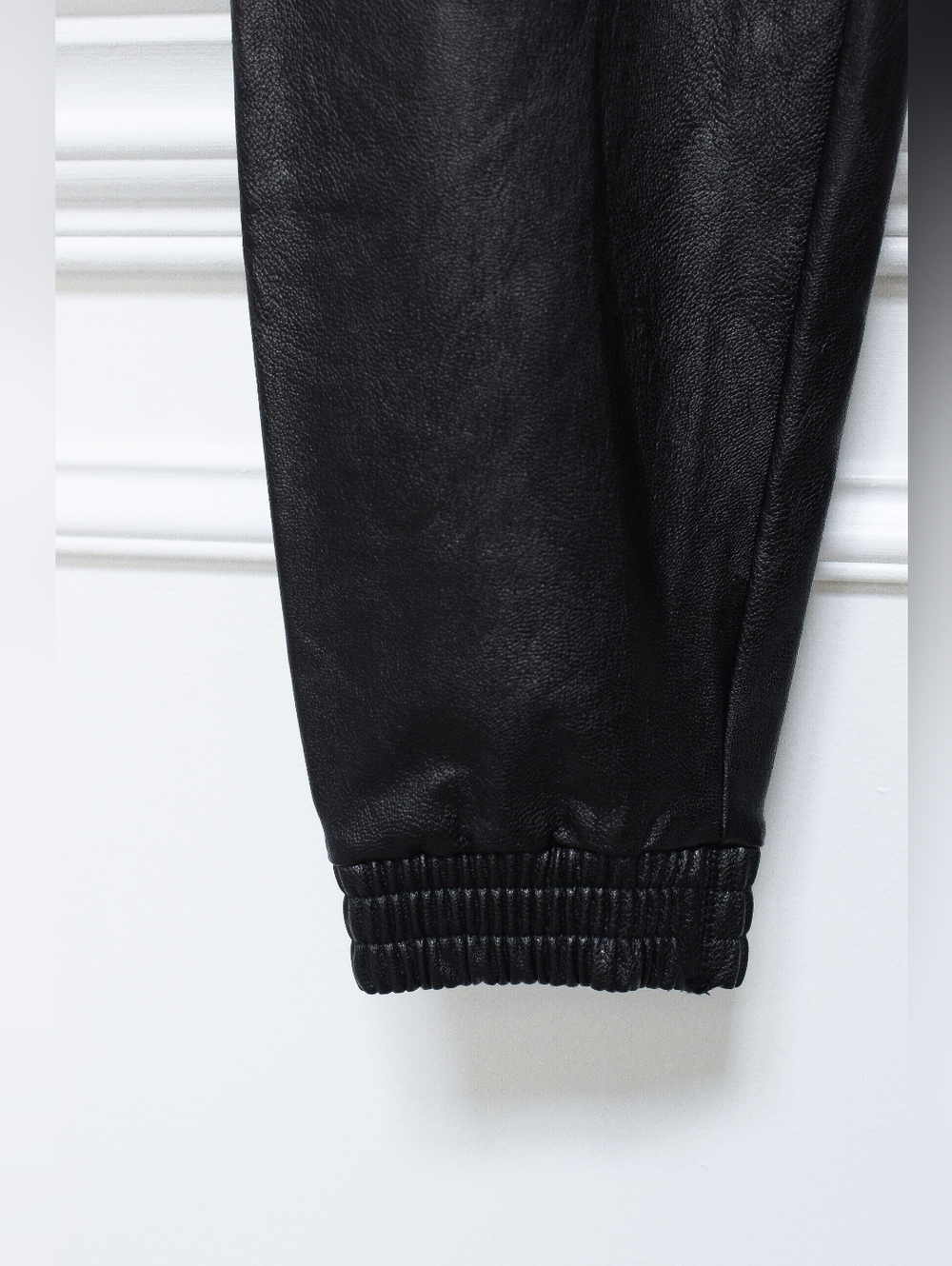 SPANX Faux Leather Jogger Pants - Black - Picture 6 of 11